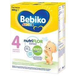 Bebiko Junior 4, odżywcza formuła na bazie mleka dla dzieci powyżej 2. roku życia, 600 g *