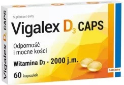 Vigalex D3 Caps 2000 j. m.  kaps. miękkie 60k