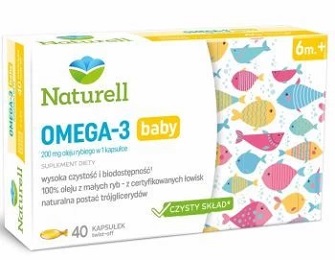 Naturell Omega 3 Baby kaps.twistoff 40kaps*
