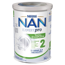 NESTLE NAN EXPERT pro Total Complete 2 Mleko następne 380  g