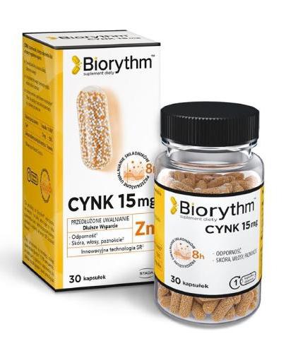 Biorythm Cynk 15 mg kaps.  30 kaps. -data waznosci  30. 12. 2024