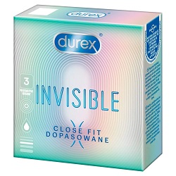 Prezerwatywy DUREX INVISIBLE Close fit 3sz *