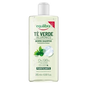 EQUILIBRA Oczyszczający szampon zielona herbata i kwas hialuronowy