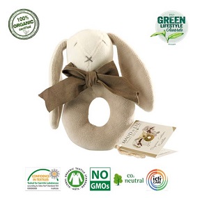 Grzechotka miękka króliczek Bunny Ring Maud n Lil