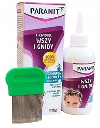 Paranit Szampon leczniczy + grzebień 200ml *