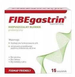 Fibegastrin prosz. 15 sasz. po 5 g.+krem do rak Gratis !!!