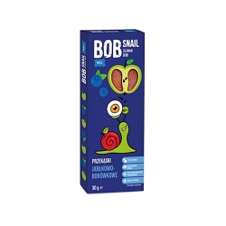 BOB SNAIL Rollsy owocowe jabłko borówka 30g*