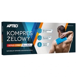 Apteo Kompres żelowy ciepło-zimno 10 cm x 26,5 cm *