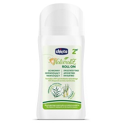 Chicco Naturalz Roll-on ochronny potrójnym działaniu na komary 60ml 2m+ *