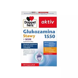 Doppelherz aktiv Glukozamina 1550 Stawy +  MSM 40 kaps. *