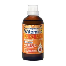 Witamina D3 K2 MK7 krop. 100 ml ASEPTA