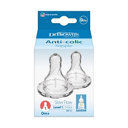 DrBrown’s smoczek 1 standard 2 szt. *