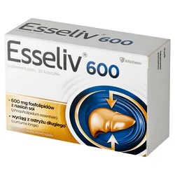 Esseliv 600 30 kaps. *-data wanosci30.04.2026