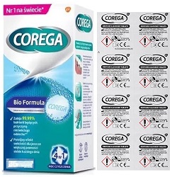 Corega Tabs Bio Formuła Tabletki 1 listek x 8 tabl. *