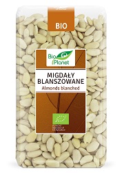 Migdały blanszowane  BIO 1 kg - BIO PLANET*