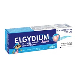 Elgydium Junior Bubble pasta do zębów 7-12 lat z Fluorinol Protect+ 50 ml *