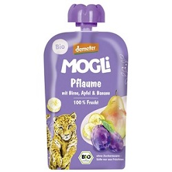 Mus śliwka gruszka jabłko banan MOGLI 100g*