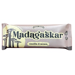 Baton bakaliowy o smaku chałwy MADAGASKAR 40g*