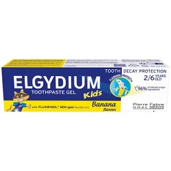 Elgydium Kids pasta do zębów dla dzieci 2-6 lat, bananowa, 50 ml *