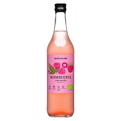 Kombucha Malinowa BIO 500 ml Delikatna *