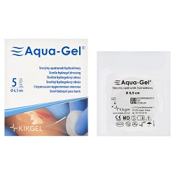 Aqua-Gel sterylny opatrunek hydrożelowy średnica 6,5 cm, 1 szt. *