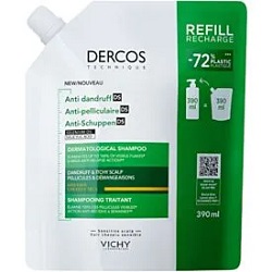 Vichy Dercos DS DRY  Szampon przeciwłupieżowy do włosów suchych  REFILL390 ml