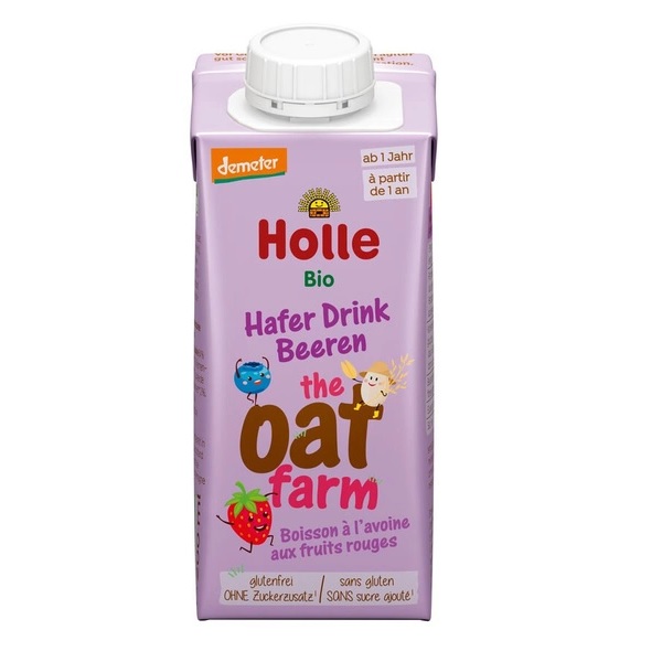 Napój owsiany truskawka jagoda banan 200 ml *