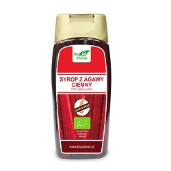Syrop z agawy ciemny (bezglutenowy) BIO 350 g (250 ml) - BIO PLANET