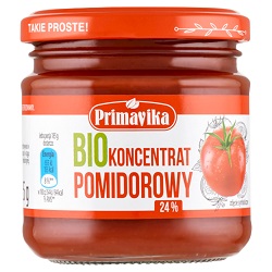 Koncentrat pomidorowy 22%-24% BIO 185 g - PRIMAVIKA*