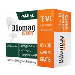 Bilomag Plus + etui na tabletki kaps. 120 k *