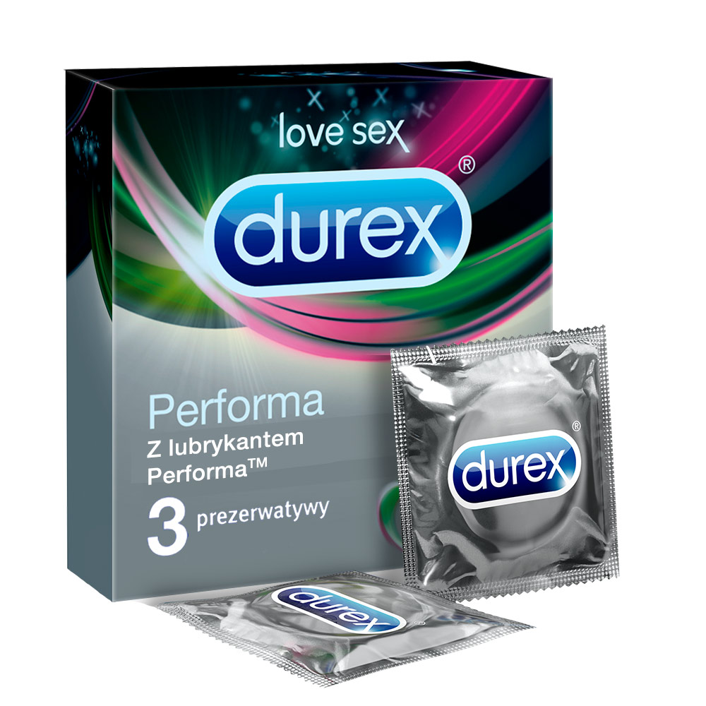Durex prezerwatywy Performa 3 szt. opóźniające wytrysk *